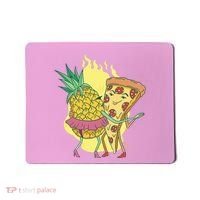 Pizza And Pineapple Dancing Mousepad thumb 0