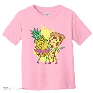 Pizza And Pineapple Dancing Toddler T-Shirt