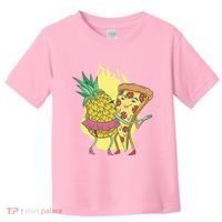 Pizza And Pineapple Dancing Toddler T-Shirt thumb 0