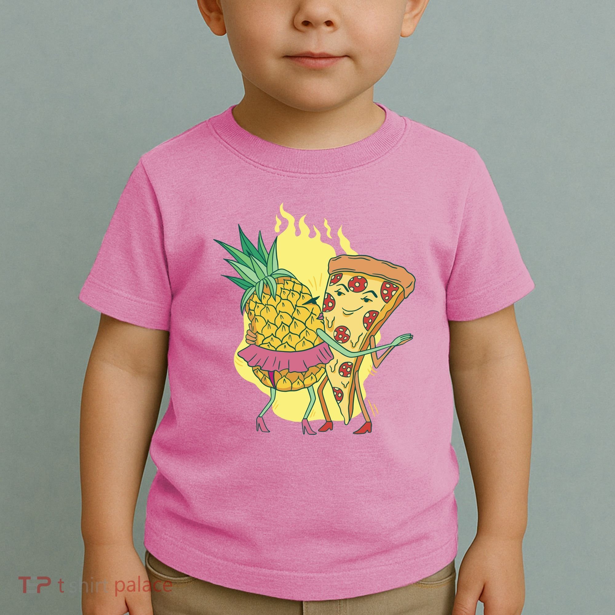 Pizza And Pineapple Dancing Toddler T-Shirt