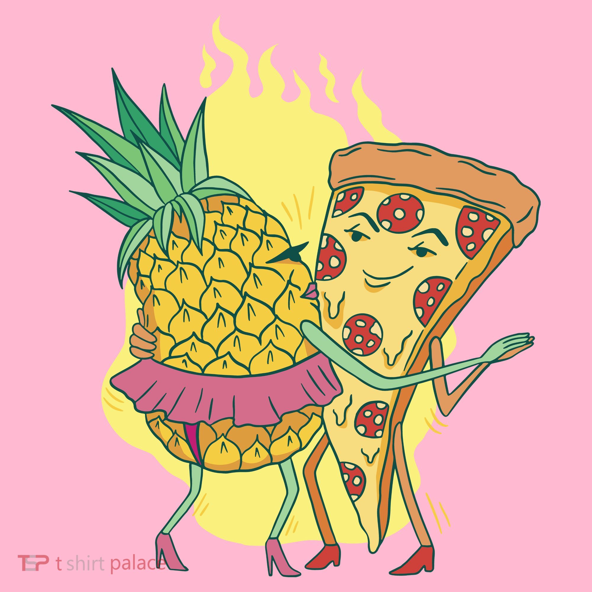 Pizza And Pineapple Dancing Visor