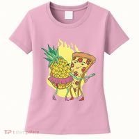 Pizza And Pineapple Dancing Women's T-Shirt thumb 0