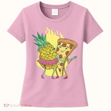 Pizza And Pineapple Dancing Women's T-Shirt