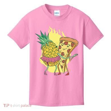 Pizza And Pineapple Dancing Kids T-Shirt