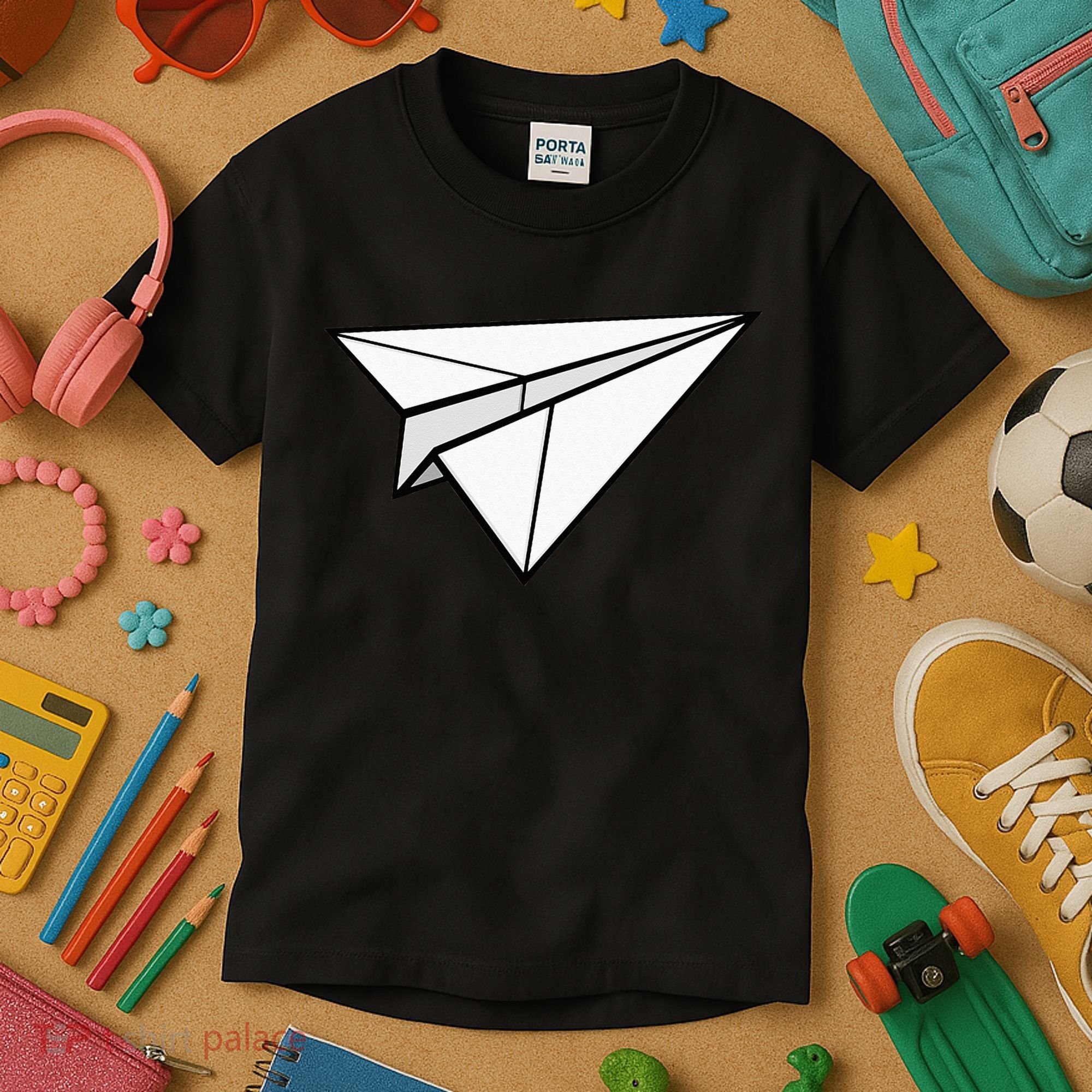 Paper Airplane Kids T-Shirt