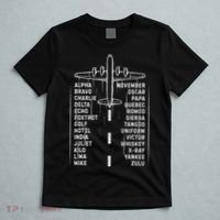 Phonetic Alphabet Pilot Airplane Aviation Vintage Gifts T-Shirt thumb 5