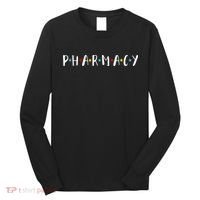 Pharmacy Assistant Pharmacist Funny Pharmacy Technician Long Sleeve Shirt thumb 0