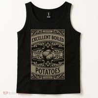 Pride And Prejudice Books What Excellent Boiled Potatoes Tank Top thumb 2