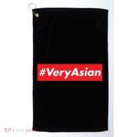 Proud Asian Pride Love Gift Golf Towel thumb 0