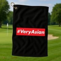 Proud Asian Pride Love Gift Golf Towel thumb 1