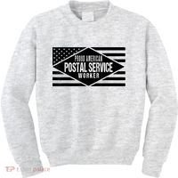 Proud American Postal Service Worker Patriotic US Flag Kids Sweatshirt thumb 0