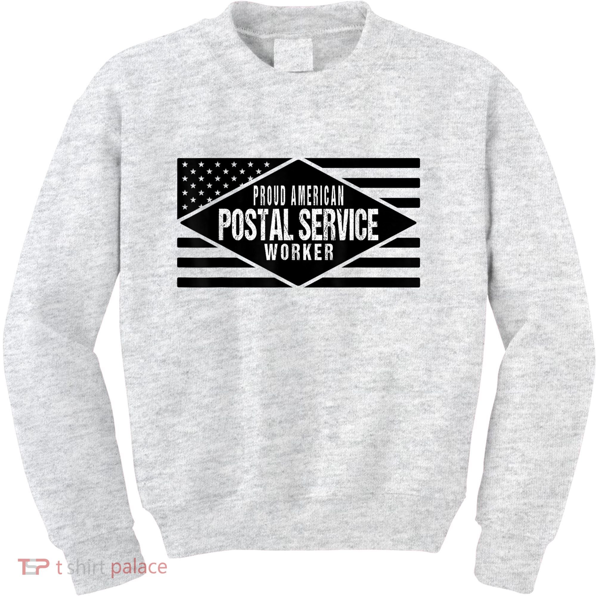 Proud American Postal Service Worker Patriotic US Flag Kids Sweatshirt