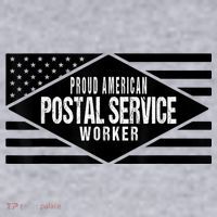 Proud American Postal Service Worker Patriotic US Flag Women's Sweatshirt thumb 2