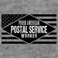 Proud American Postal Service Worker Patriotic US Flag Toddler Hoodie thumb 2