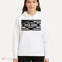 Proud American Postal Service Worker Patriotic US Flag Hoodie thumb 5