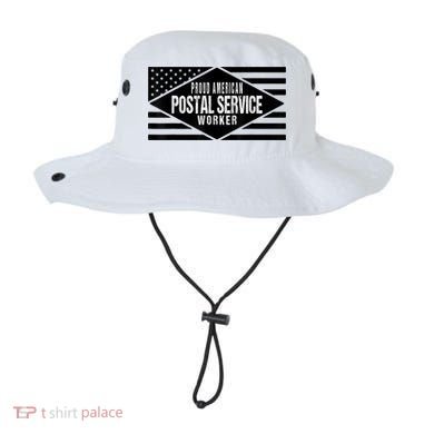 Proud American Postal Service Worker Patriotic US Flag Bucket Hat