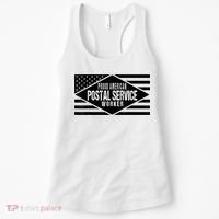 Proud American Postal Service Worker Patriotic US Flag Women's Tank Top thumb 0