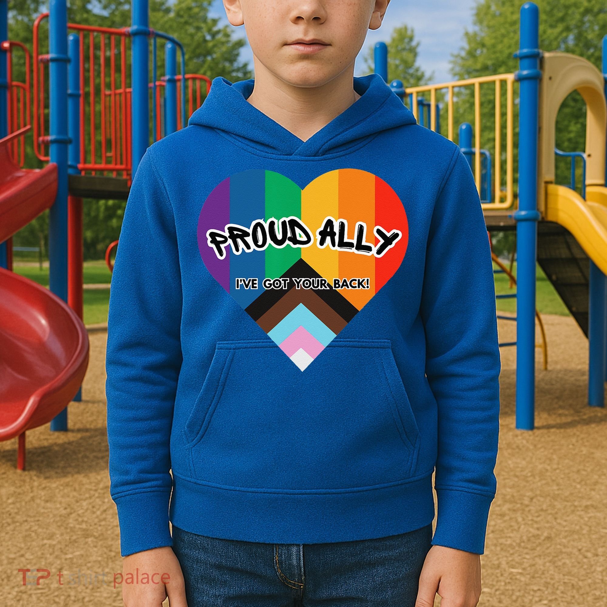 Proud Ally Kids Hoodie
