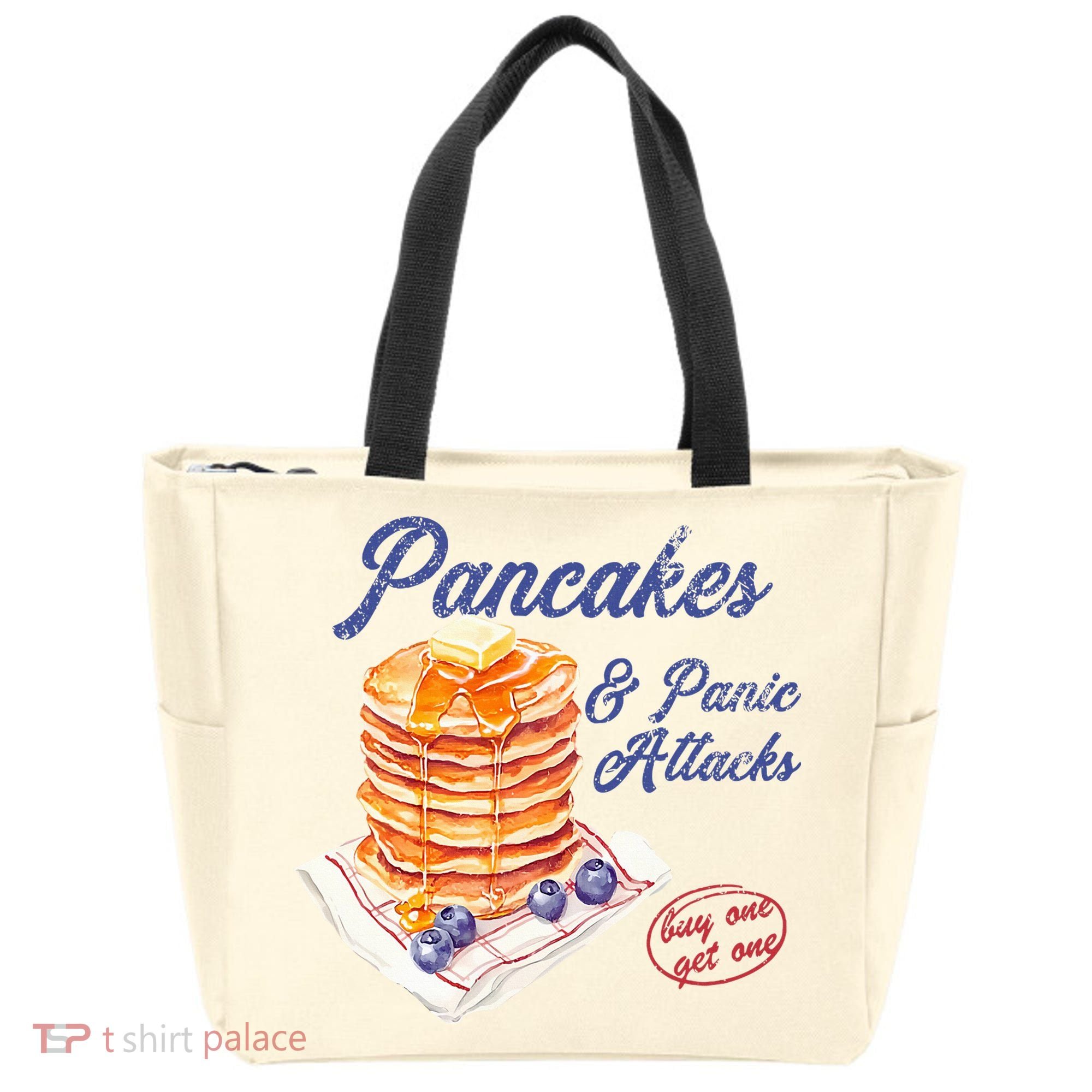 Pancakes And Panic Attacks Tote Bag