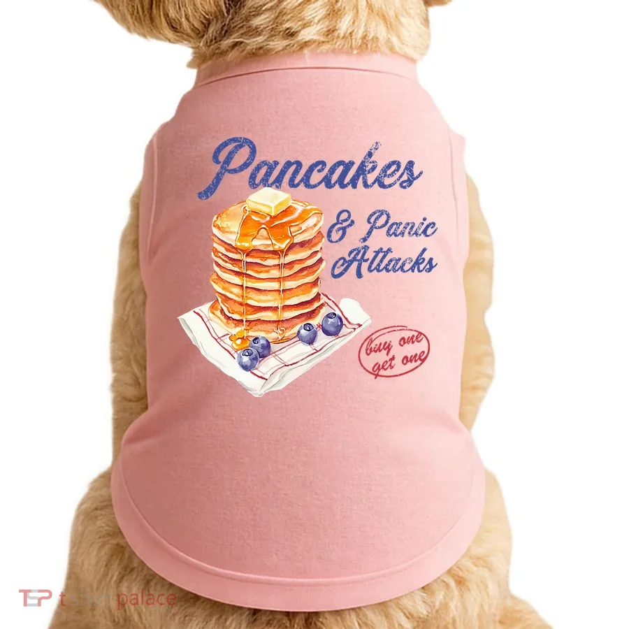 Pancakes And Panic Attacks Doggie Tank