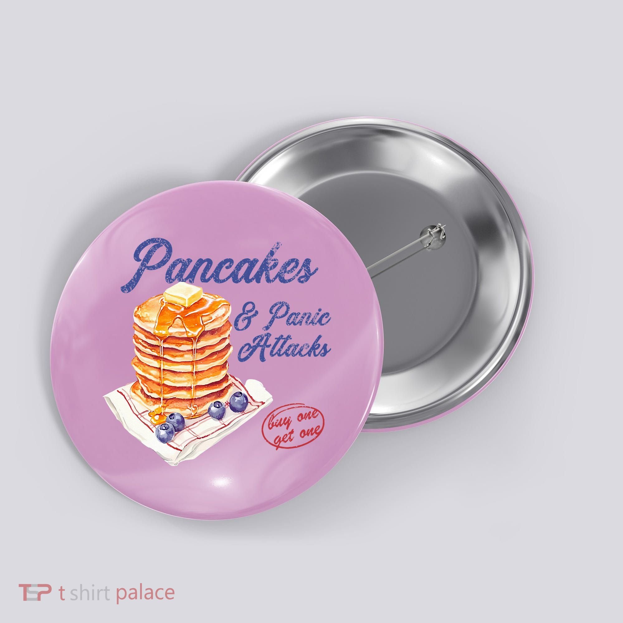 Pancakes And Panic Attacks Button