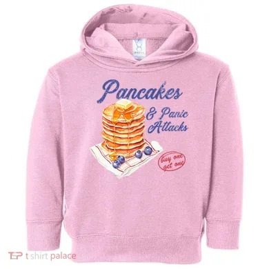 Pancakes And Panic Attacks Toddler Hoodie