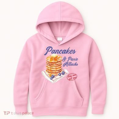 Pancakes And Panic Attacks Kids Hoodie