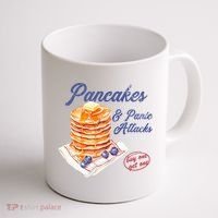Pancakes And Panic Attacks Coffee Mug thumb 1
