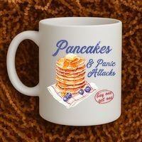 Pancakes And Panic Attacks Coffee Mug thumb 2