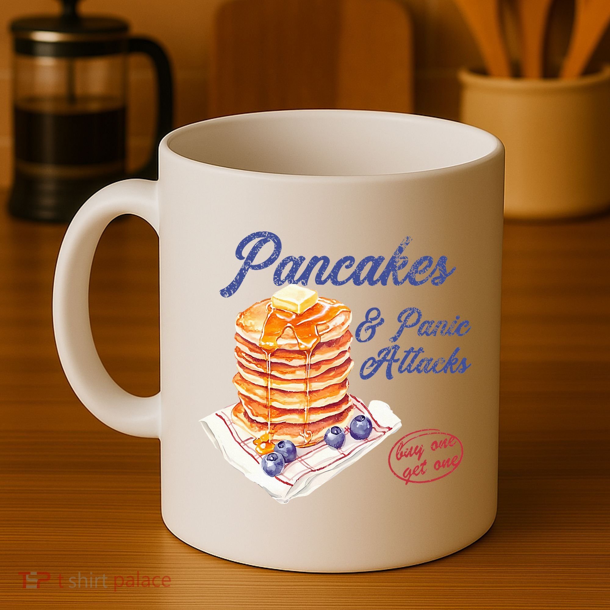 Pancakes And Panic Attacks Coffee Mug