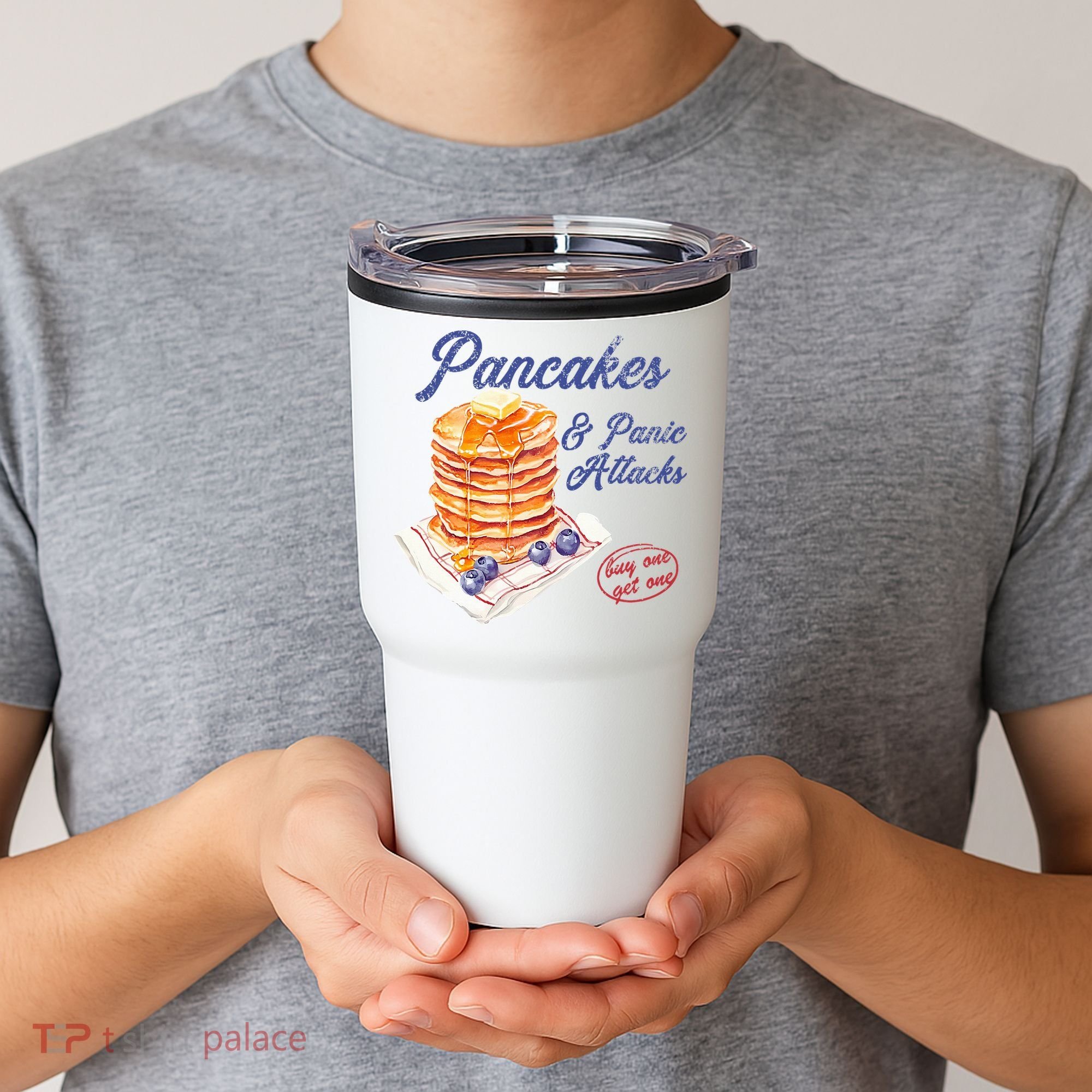 Pancakes And Panic Attacks Tumbler