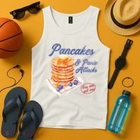 Pancakes And Panic Attacks Tank Top thumb 4