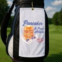 Pancakes And Panic Attacks Golf Towel thumb 2