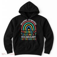 Phonemic Awareness Phonics Fluency Vocabulary Comprehension Hoodie thumb 0