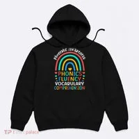 Phonemic Awareness Phonics Fluency Vocabulary Comprehension Hoodie thumb 0