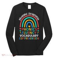 Phonemic Awareness Phonics Fluency Vocabulary Comprehension Long Sleeve Shirt thumb 0