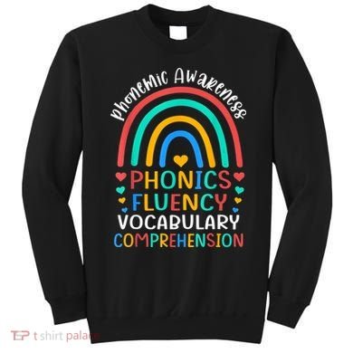 Phonemic Awareness Phonics Fluency Vocabulary Comprehension Sweatshirt