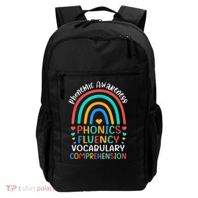 Phonemic Awareness Phonics Fluency Vocabulary Comprehension Backpack