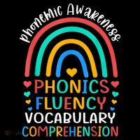 Phonemic Awareness Phonics Fluency Vocabulary Comprehension Baby Bodysuit thumb 2