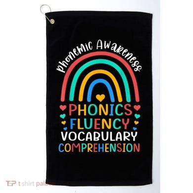Phonemic Awareness Phonics Fluency Vocabulary Comprehension Golf Towel