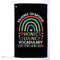 Phonemic Awareness Phonics Fluency Vocabulary Comprehension Golf Towel thumb 0