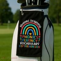 Phonemic Awareness Phonics Fluency Vocabulary Comprehension Golf Towel thumb 2