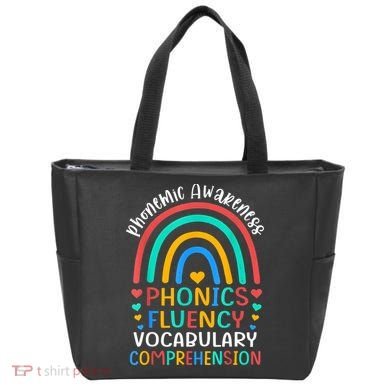 Phonemic Awareness Phonics Fluency Vocabulary Comprehension Tote Bag