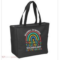 Phonemic Awareness Phonics Fluency Vocabulary Comprehension Tote Bag thumb 2