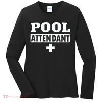 Pool Attendant Women's Long Sleeve Shirt thumb 0