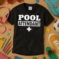 Pool Attendant Kids T-Shirt thumb 3
