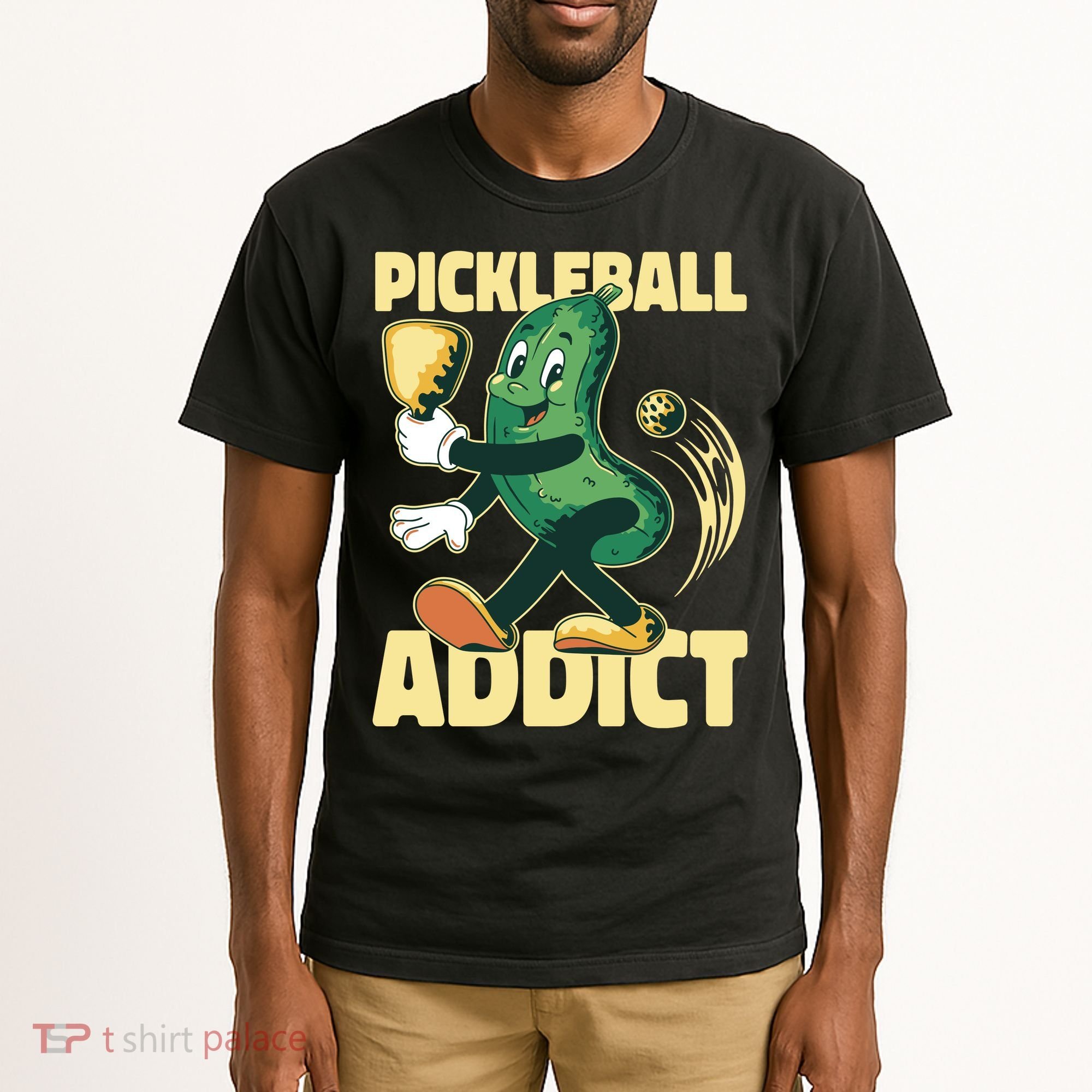 Pickleball Addict Tall T-Shirt