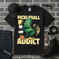Pickleball Addict Tall T-Shirt thumb 3