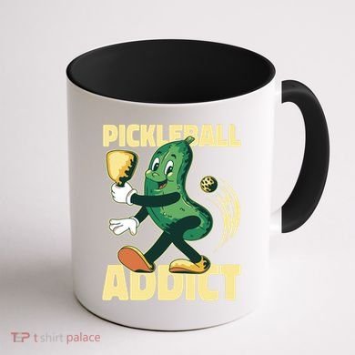 Pickleball Addict Coffee Mug back