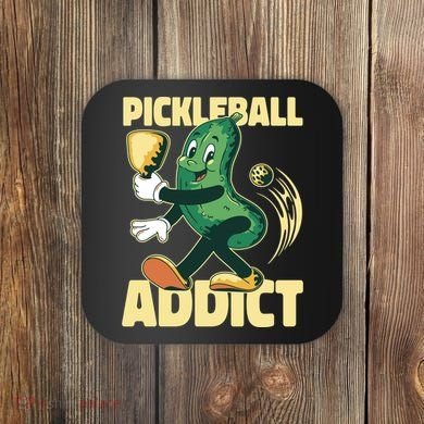 Pickleball Addict Coaster